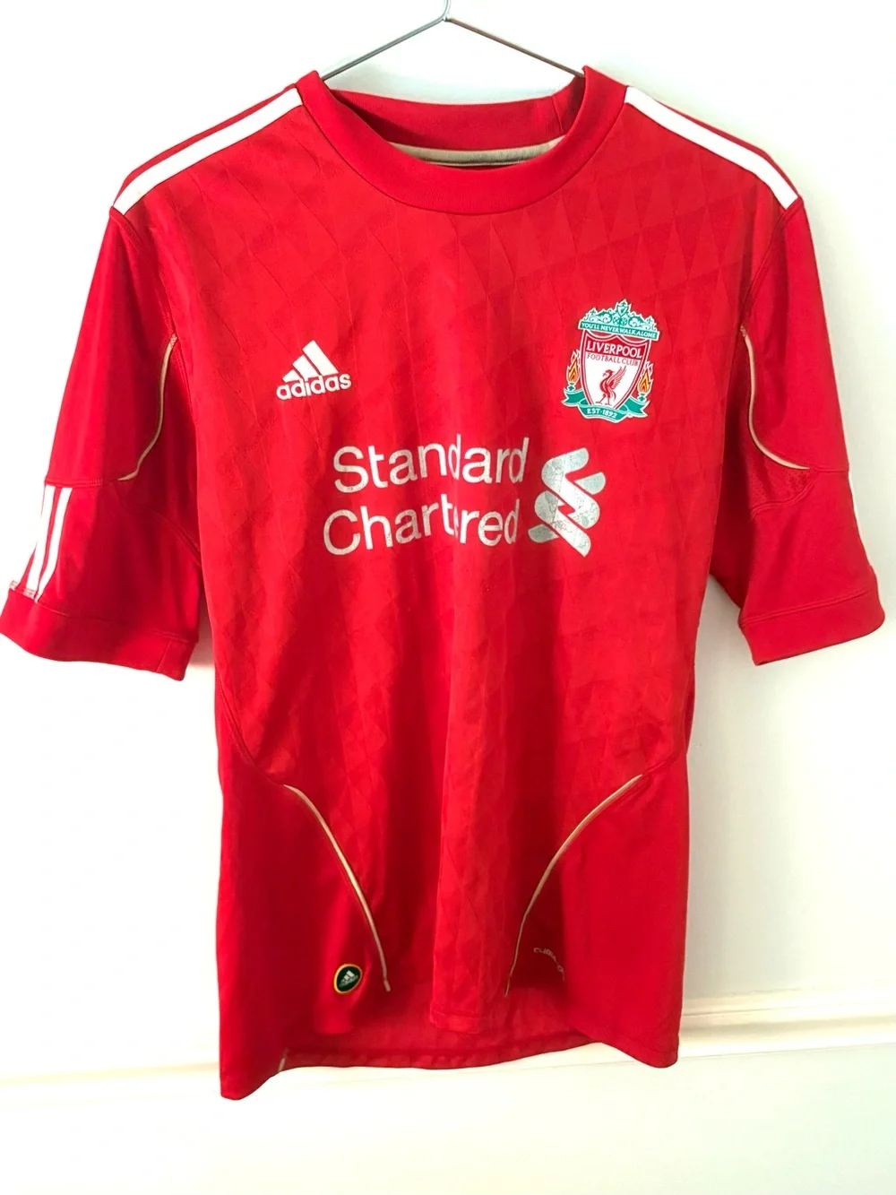ADIDAS 2010-12 Liverpool Soccer Shirt, red